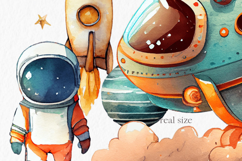cute-astronaut-watercolor-clipart