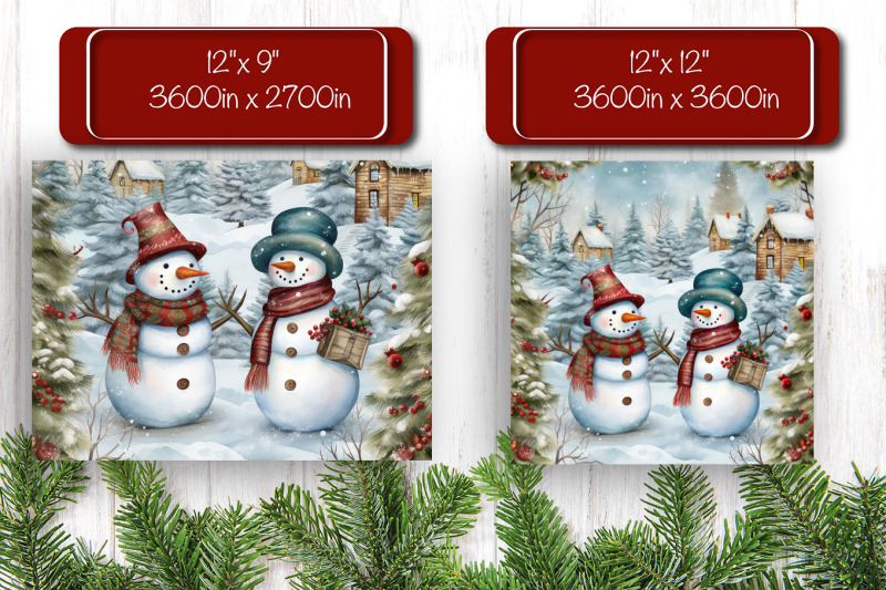 christmas-puzzle-png-kids-puzzles-sublimation-watercolor-snowman-png