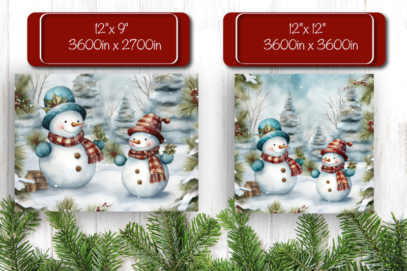 christmas-puzzle-png-kids-puzzles-sublimation-watercolor-snowman-png