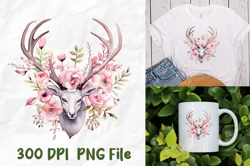 breast-cancer-pink-antlers-flower