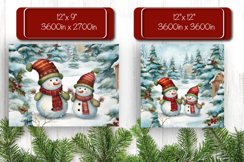 christmas-puzzle-png-kids-puzzles-sublimation-watercolor-snowman-png