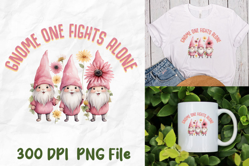 gnome-one-pink-breast-cancer-awareness