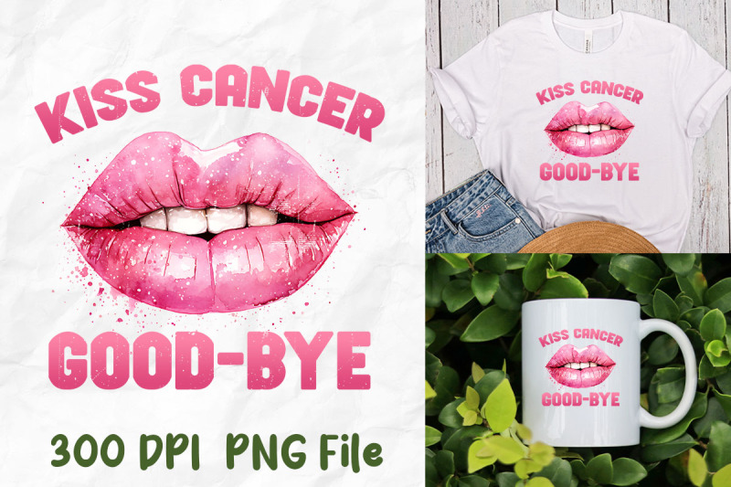 kiss-cancer-goodbye-pink-glitter-lips