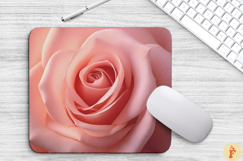 romance-pink-rose-mouse-pad-design