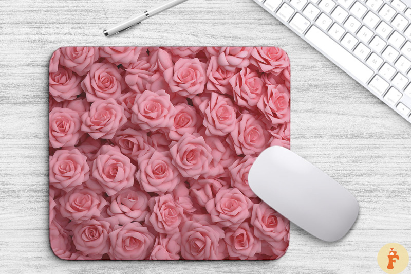 3d-pastel-pink-roses-mouse-pad-design