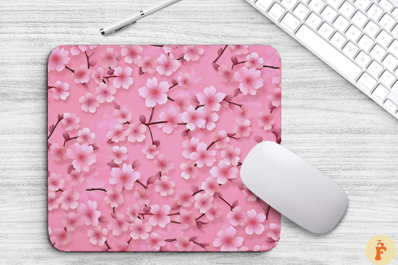 beautiful-cherry-blossom-mouse-pad