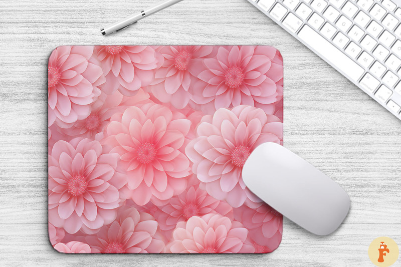 3d-soft-pink-flowers-pattern-mouse-pad