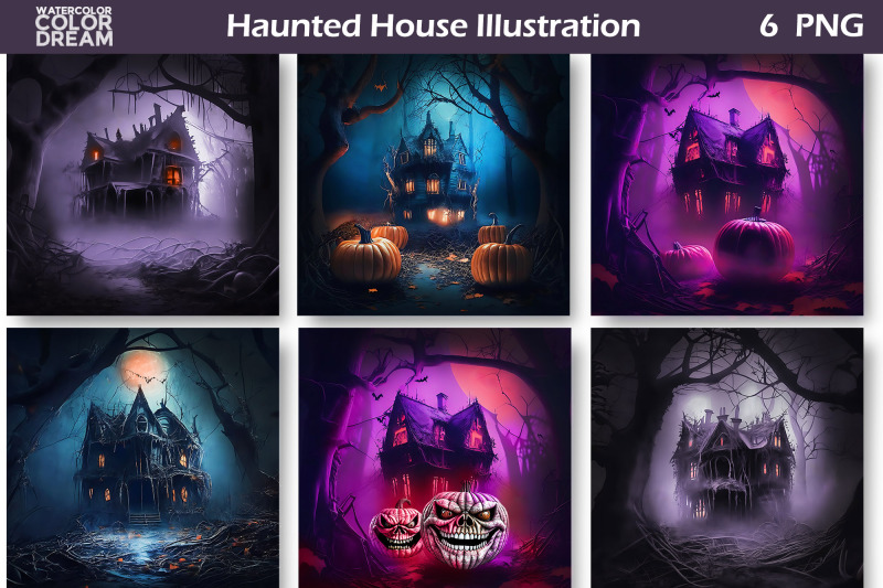 haunted-house-illustration-halloween-background-png