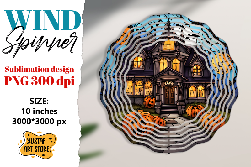 halloween-stained-glass-wind-spinner-sublimation-design