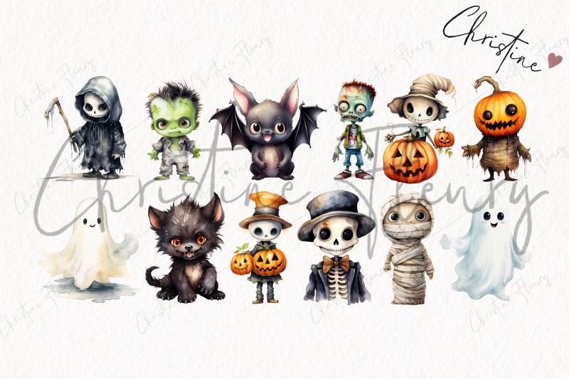 watercolor-halloween-monsters-clipart