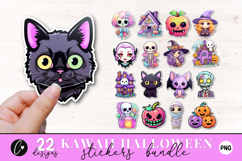 kawaii-halloween-sticker-png-bundle