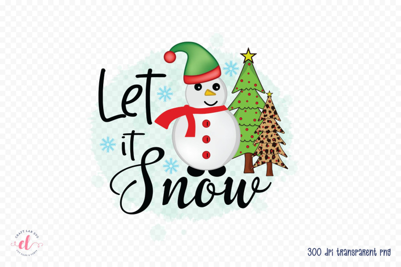 let-it-snow-christmas-sublimation-design