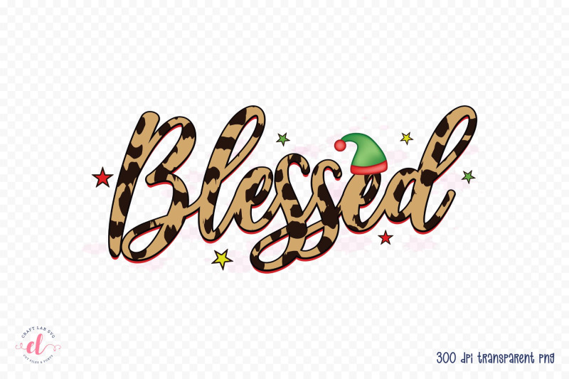 blessed-png-christmas-sublimation-design