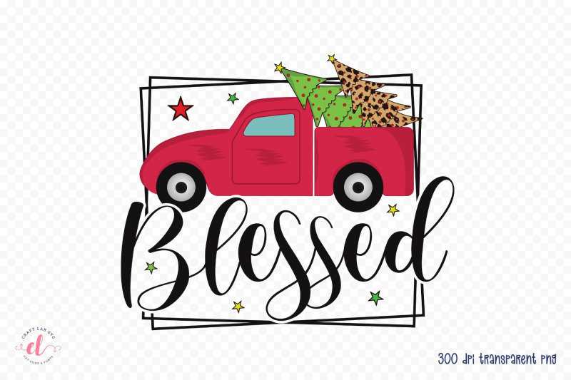 blessed-christmas-sublimation-design-png