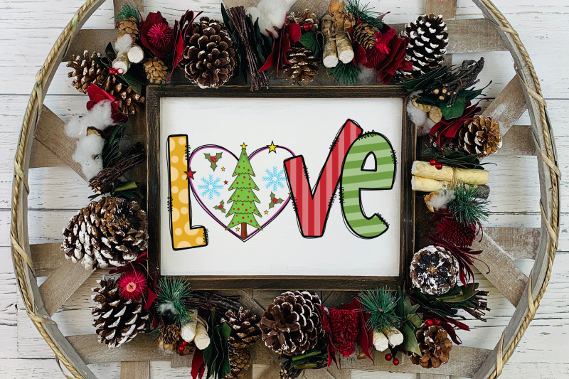 love-png-christmas-sublimation-design