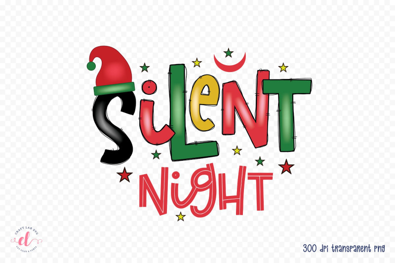 silent-night-christmas-png-sublimation