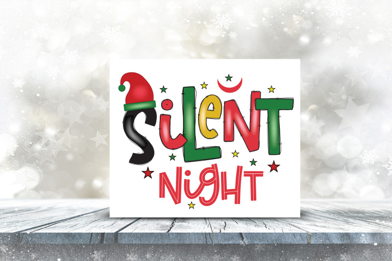 silent-night-christmas-png-sublimation