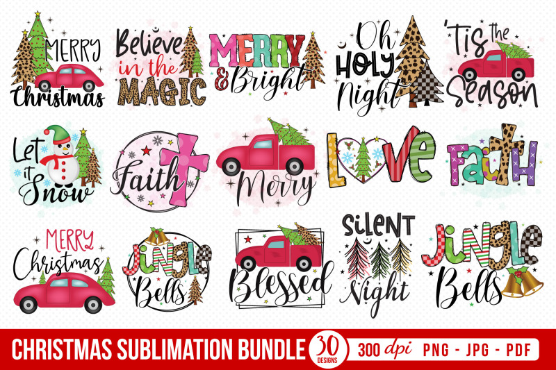 christmas-png-sublimation-bundle