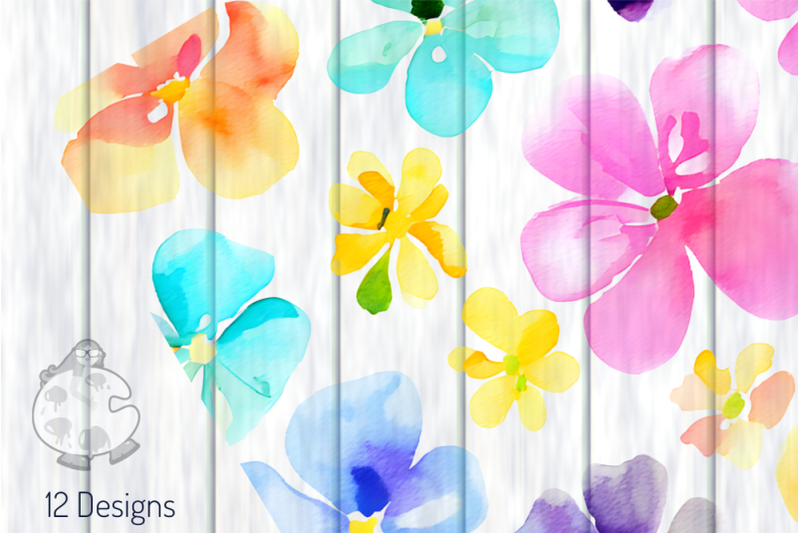 shabby-chic-watercolor-floral-pattern-papers