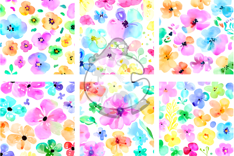 shabby-chic-watercolor-floral-pattern-papers