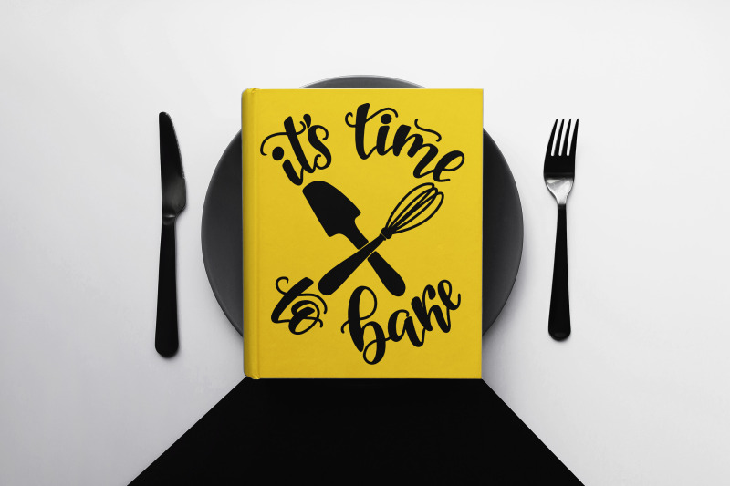 it-039-s-time-to-bake-kitchen-quote-svg-hand-lettering