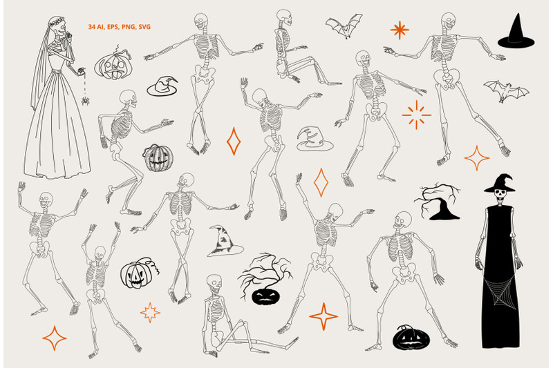 halloween-party-dancing-skeletons-line-art-vector-svg