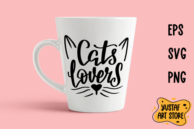 quot-cats-lovers-quot-lettering-svg-and-sublimation