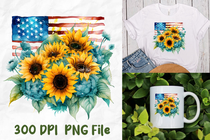 ptsd-awareness-teal-american-sunflowers