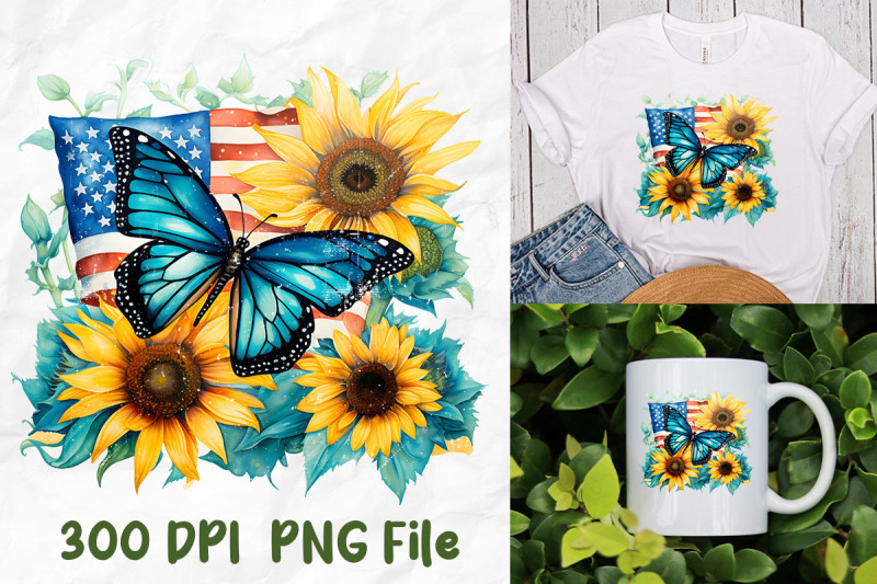 ptsd-awareness-teal-butterfly-sunflowers