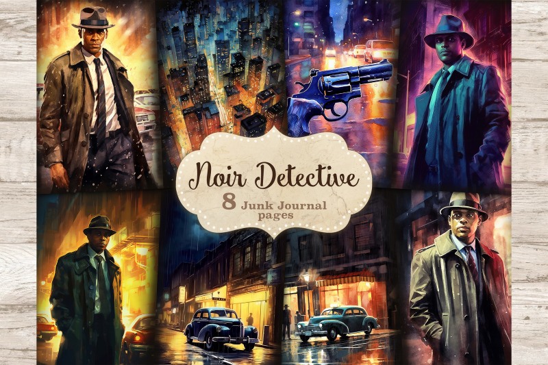 noire-detective-junk-journal-kit-vintage-car-printables