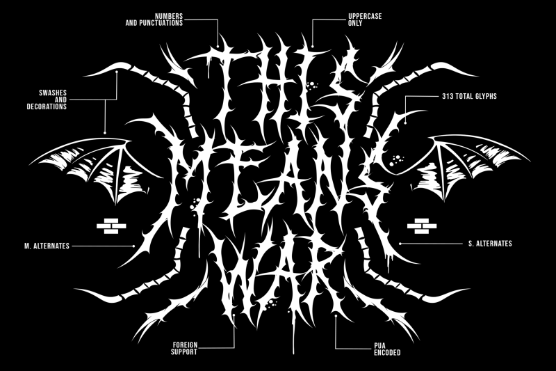 black-dread-death-metal-album-music-black-font