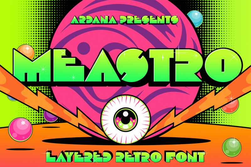 meastro-pro-pack-layered-retro-sport-logo-poster-font