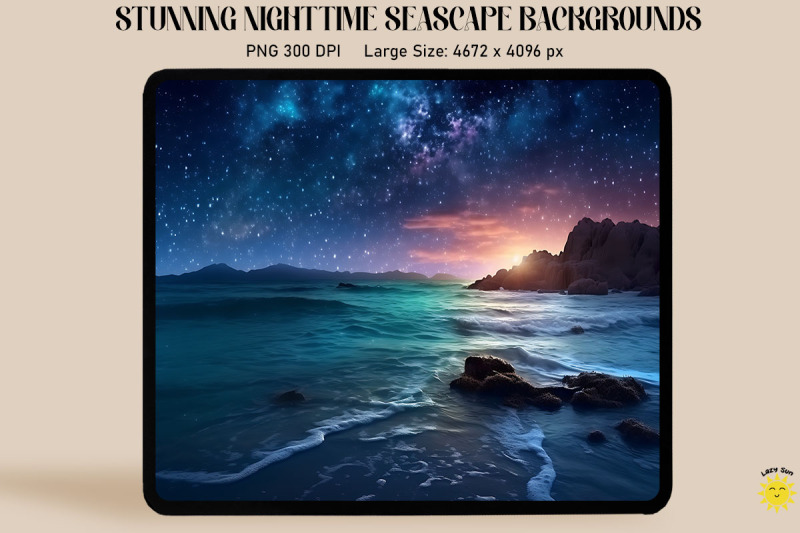 blue-sea-with-sparkling-stars-background