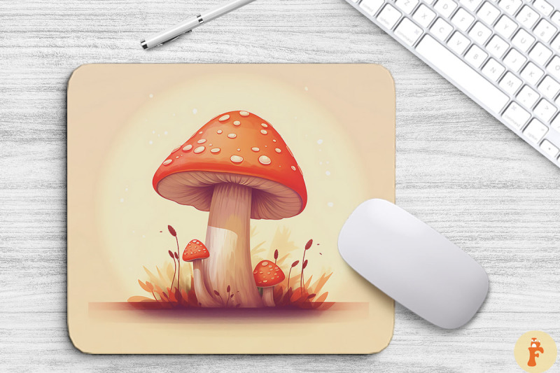 minimalist-cozy-mushroom-mouse-pad