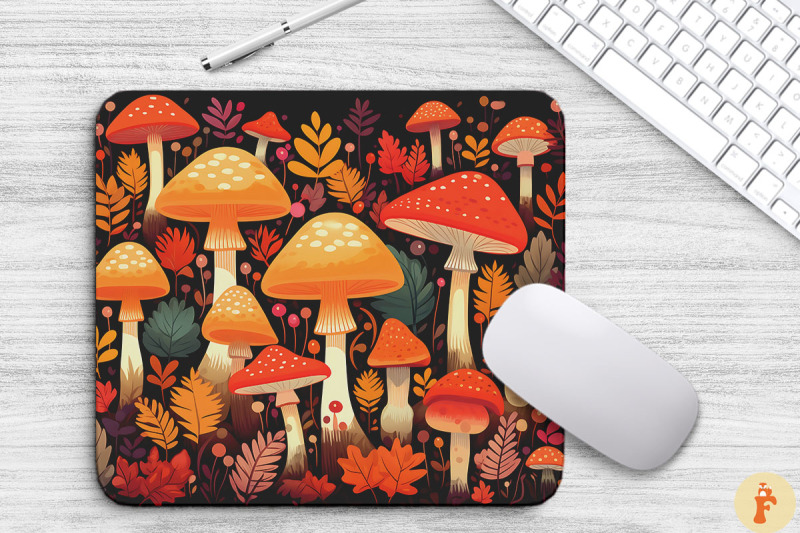 autumnal-mushroom-scene-mouse-pad-design