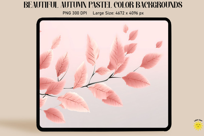 falling-leaves-pastel-pink-backgrounds