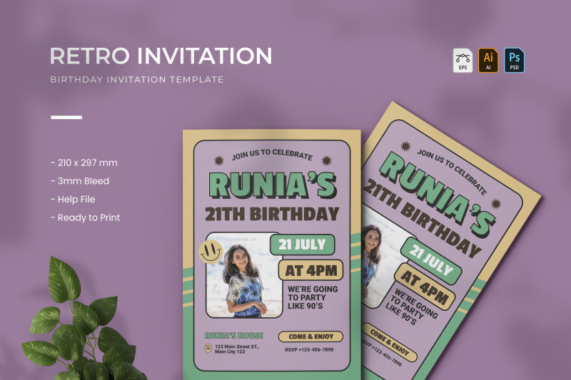 retro-birthday-invitation