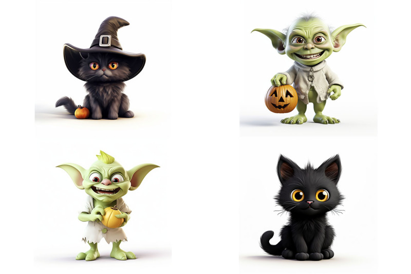 cute-cartoon-halloween-characters