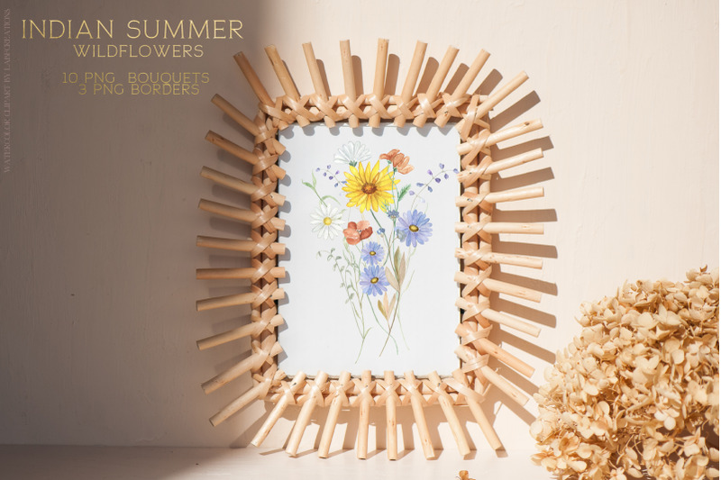 indian-summer-wildflower-watercolor
