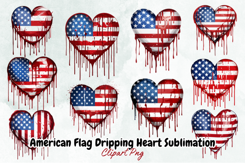 american-flag-dripping-heart-sublimation