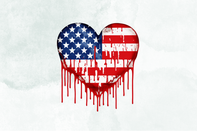 american-flag-dripping-heart-sublimation