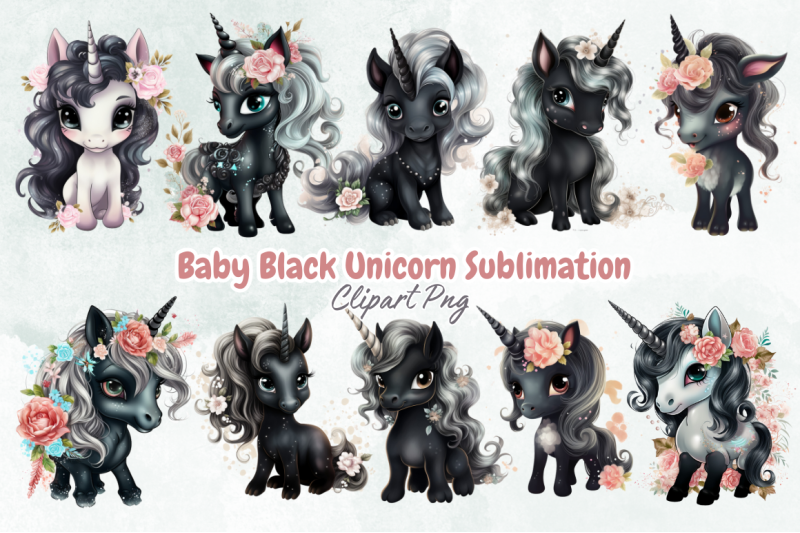 baby-black-unicorn-sublimation-clipart