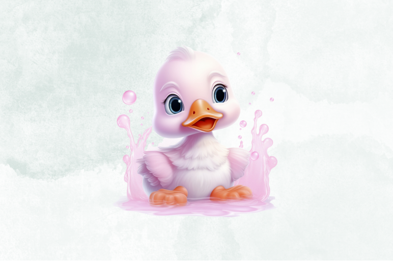 baby-pink-duck-sublimation-clipart