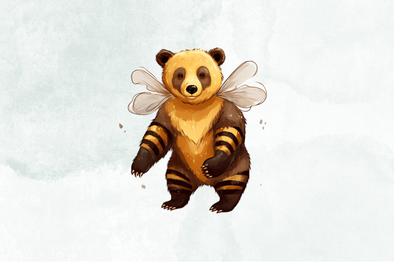 bear-in-bee-costume-sublimation-clipart