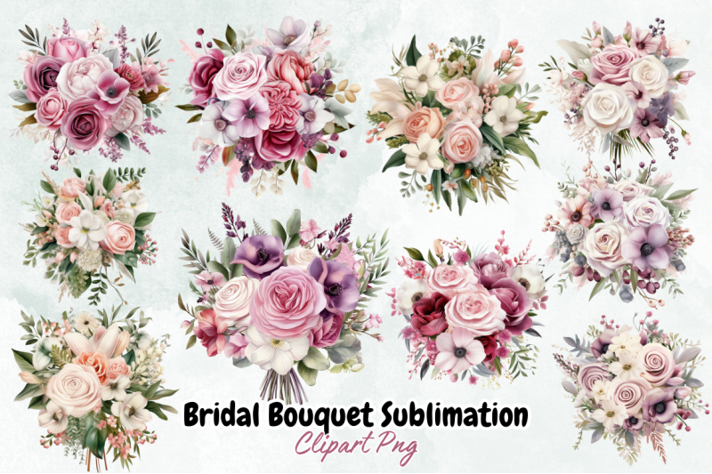 bridal-bouquet-sublimation-clipart