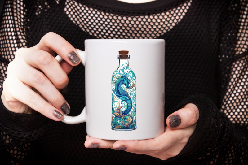 hippocampus-glass-bottle-sublimation