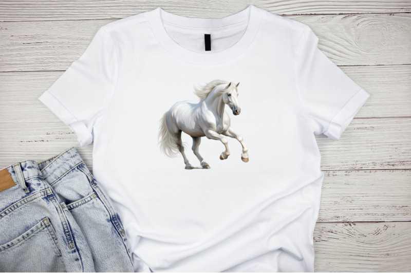 beautiful-white-horse-clipart