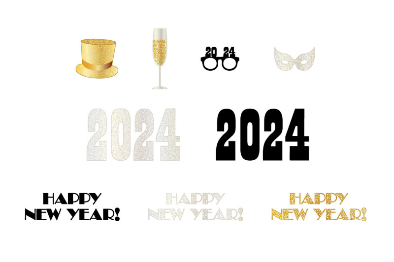 new-year-039-s-eve-2024-vector-illustrations