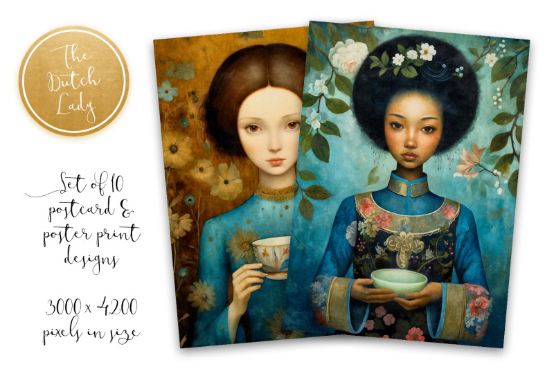 ladies-of-tea-postcards-amp-art-prints