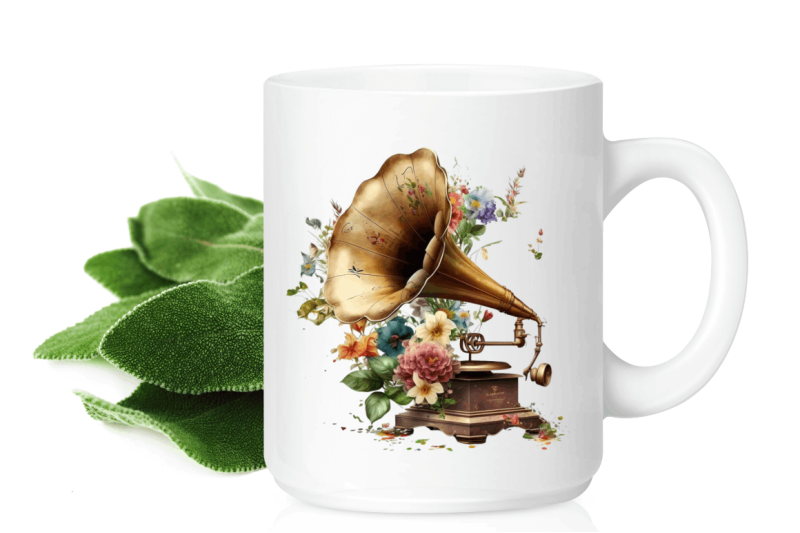 watercolor-vintage-gramophone-clipart-bundle